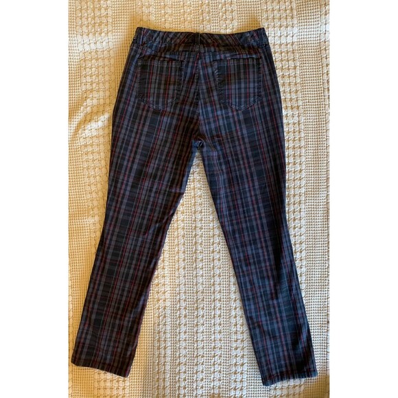 Charter Club Jean Shop Lexington Straight Plus Size 14 Plaid Womens Pants - Picture 10 of 10